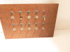 CUSTOM MADE SWITCH PANEL- TEN SWITCHES- FOR 0/027 TRAINS- EXC.- B2R
