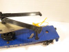 LIONEL TRAINS POST-WAR 3419  OPER. HELICOPTER CAR (REPL) - EXC. -M58