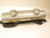 LIONEL POST-WAR TRAINS 2465 SUNCO TANK CAR-  0/027- VG- COIL COUPLERS- M58