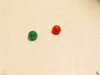 LIONEL PART - POST-WAR RED & GREEN CAPS FOR ZW TRANSFORMER- NEW- H23