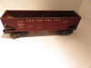 LIONEL POST-WAR TRAINS 6456 LEHIGH VALLEY HOPPER CAR- BURGUNDY- 027-FAIR - S31MM