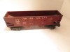 LIONEL POST-WAR TRAINS 6456 LEHIGH VALLEY HOPPER CAR- BURGUNDY- 027-FAIR - S31MM