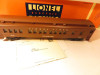 LIONEL 19015 LIGHTED IRVINGTON MADISON CAR- 0 GAUGE- NEW- H1W