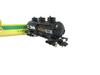 Model Power N Scale Trains 3417 Tank Car GATX10450 Tank Train Black  E5