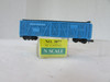 Model Power N Scale Trains 3077 50' Cattle Freight Car Blue Great Northern E5
