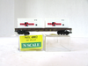 Model Power N Scale Trains 4002 50' Flat Car ATSF 933253 w/Containers Brown E5