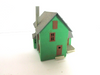 Vtg HO Scale Building Kit Tyco Aunt Millies House built-up  PR