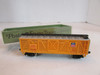 Aurora Postage Stamp N Scale Trains 4883 Cattle Car Yellow Union Pacific RR E5