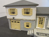 Bachmann Plasticville O #1953 2 Story Split Level House Cream Grey built up  PR