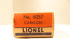 LIONEL POSTWAR 6257 ORIGINAL CABOOSE - 027- EXC.- BOXED - S31PP