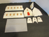 Bachmann Plasticville O  Scale Church white steeple no cross PR
