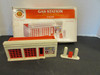 Bachmann 1962 Plasticville O Scale Gas Station with Pumps & Box PR