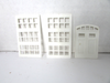 Vtg Bachmann Plasticville Schoolhouse 2 Window Frames - Door - Cupola white  PR