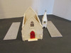 Bachmann Plasticville O Scale Church with Steeple Bell & Cross  PR