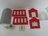 Bachmann Plasticville 1803 O/S  Colonial Church Red Missing Window Grill  PR