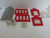 Bachmann Plasticville 1803 O/S  Colonial Church Red Missing Window Grill  PR