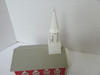 Bachmann Plasticville 1803 O/S Scale Colonial Church Red  Complete  PR