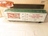 K-LINE TRAINS-  K-762-5102 COCA COLA WOODSIDE REEFER- NEW- 0/027- BXD- B20