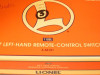 LIONEL - 65122- 027 RIGHT HAND REMOTE CONTROL SWITCH TRACK WORKS FINE- BXD-B8