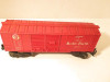 LIONEL TRAIN POST-WAR  6014 RED BABY RUTH BOXCAR- 027- GOOD- M52