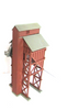Plasticville HO Coaling Station Brown w/grey Roof  Built up Incomplete PR