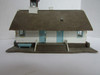 Vtg Country Schoolhouse AHM/Revell Built Up HO Scale Building  PR