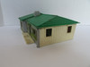 Vtg O Scale Plasticville House Green Roof Built Up Bldg   PR