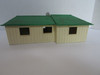 Vtg O Scale Plasticville House Green Roof Built Up Bldg   PR