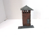 HO Bachmann Plasticville Switch Tower Incomplete Brown w/ Grey roof no stairs PR