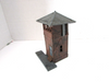 HO Bachmann Plasticville Switch Tower Incomplete Brown w/ Grey roof no stairs PR
