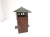 HO Bachmann Plasticville Switch Tower Incomplete Brown w/ Grey roof no stairs PR