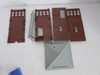 HO Bachmann Plasticville Switch Tower Incomplete Brown w/ Grey roof w/stairs PR