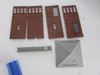 HO Bachmann Plasticville Switch Tower Incomplete Brown w/ Grey roof w/stairs PR