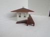 Plasticville Passenger Station O Not Built Brown Roof missing front door  PR