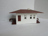 Plasticville Passenger Station O Not Built Brown Roof missing front door  PR