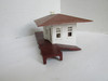 Plasticville Passenger Station O Not Built Brown Roof missing front door  PR