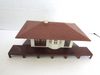 Plasticville Passenger Station O Not Built Brown Roof & Platform  PR