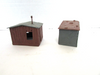 Bachmann Trackside Bldgs 2 HO Scale Shacks Shanty Shed  No built  Incomplete PR