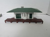 Plasticville Passenger Station O Gauge Not Built Cracked platform as is   PR