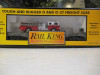 MTH TRAINS - RAILKING 30- 7629 FLAT CAR W/FIRE TRUCK- 0/027- LN BXD- B25