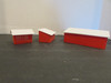 HO Plasticville Farm Building Chicken Coup Shed ++ White Roofs Incomplete PR