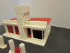 Vtg Bachmann O/S Plasticville Cheltenham Servicenter Gas Station w/2 Pumps   PR