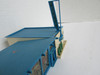 Bachmann Plasticville HO New Car Showroom Blue Cream Mirror Motors Incomplete PR