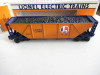 LIONEL - 19303- LIONEL LINES HOPPER W/COAL LOAD- BLUE & ORANGE- 0/027- L/N - B24