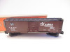 LIONEL -29202 - 6464-497 SANTA FE BOXCAR - 0/027 - D/C TRUCKS- NEW- S27
