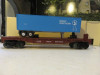 LIONEL - 9118 GREAT NORTHERN FLAT W/TRAILER- WRONG BOX - 0/027- LN  B21