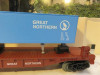 LIONEL - 9118 GREAT NORTHERN FLAT W/TRAILER- WRONG BOX - 0/027- LN  B21