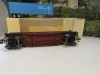 LIONEL - 9118 GREAT NORTHERN FLAT W/TRAILER- WRONG BOX - 0/027- LN  B21