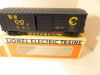 LIONEL VAULT - 15002- CHESAPEAKE & OHIO WAFFLE SIDED BOXCAR- 0/027 - NEW- B12