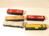 HO TRAINS- FIVE HO FREIGHT CAR SHELLS- FAIR- SEE PICS- S31G